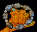 Earthbound Labradorite Nugget Bracelet – Reiki-Infused Limited Edition (Small–Medium Fit) | | Wiccan Center