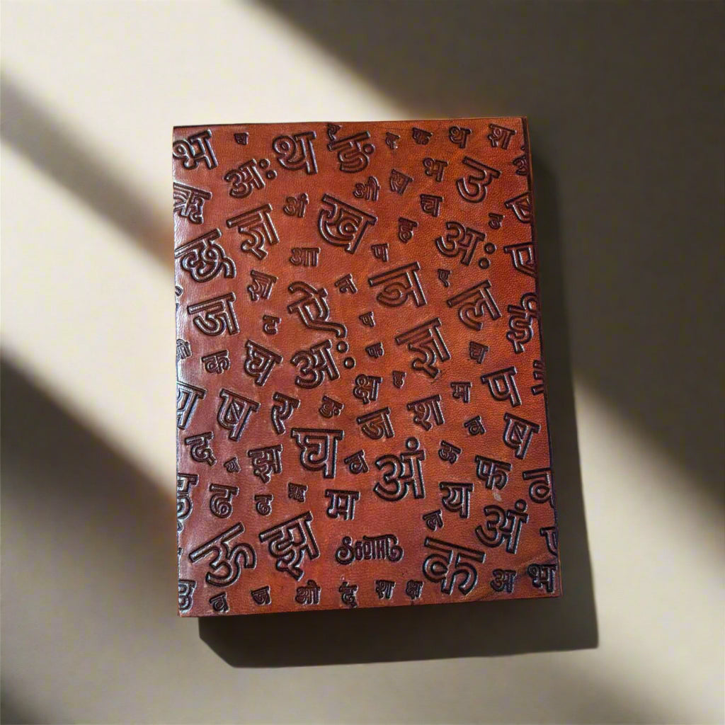 Quiet the Mind Leather Journal - Mindfulness & Spiritual Growth | Journal | Wiccan Center