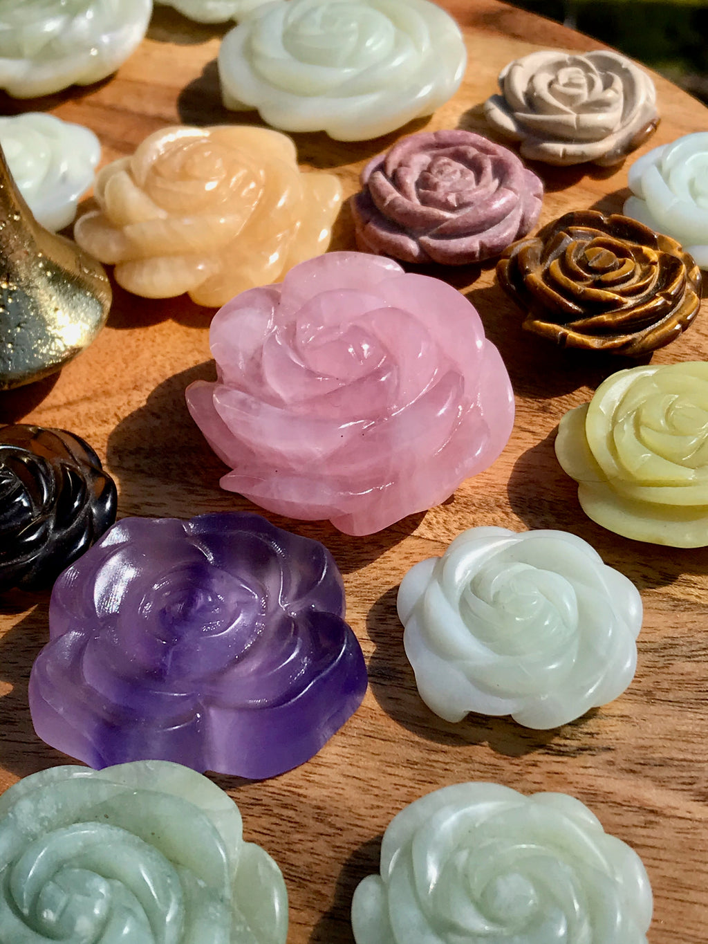 Crystal Flower Carving, Assorted Options