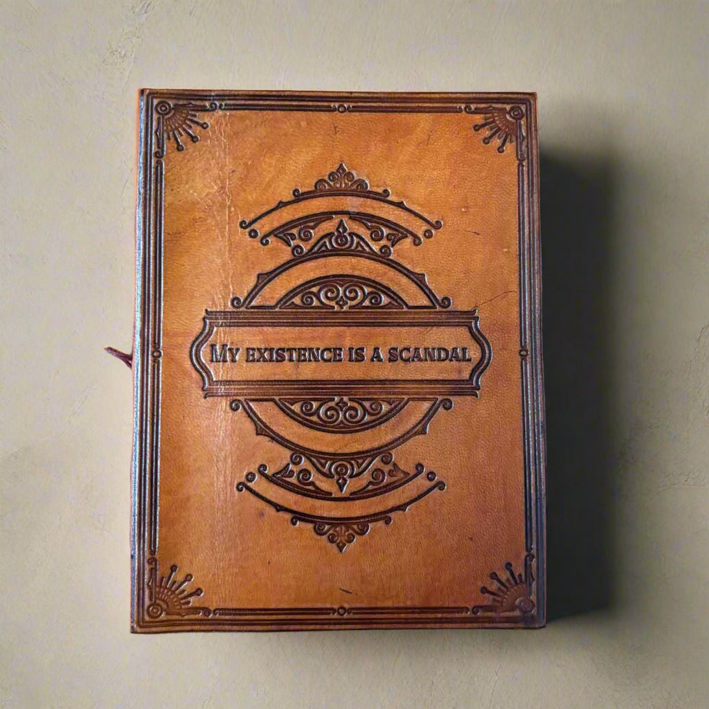 My Existence Is A Scandal Leather Journal - For Unapologetic Self-Expression | Journal | Wiccan Center