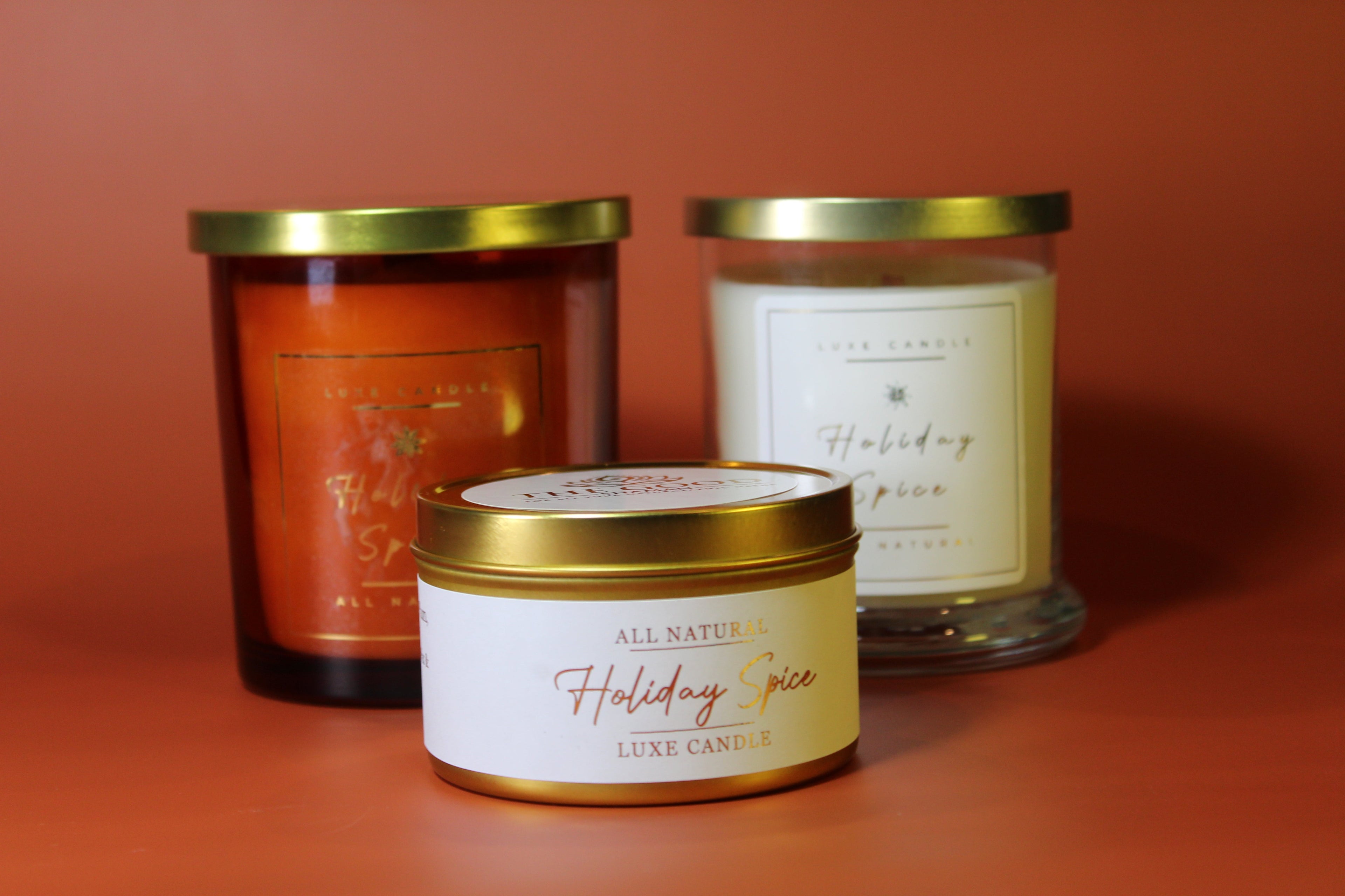 Holiday Spice • Luxe Natural Coconut Wax Candle
