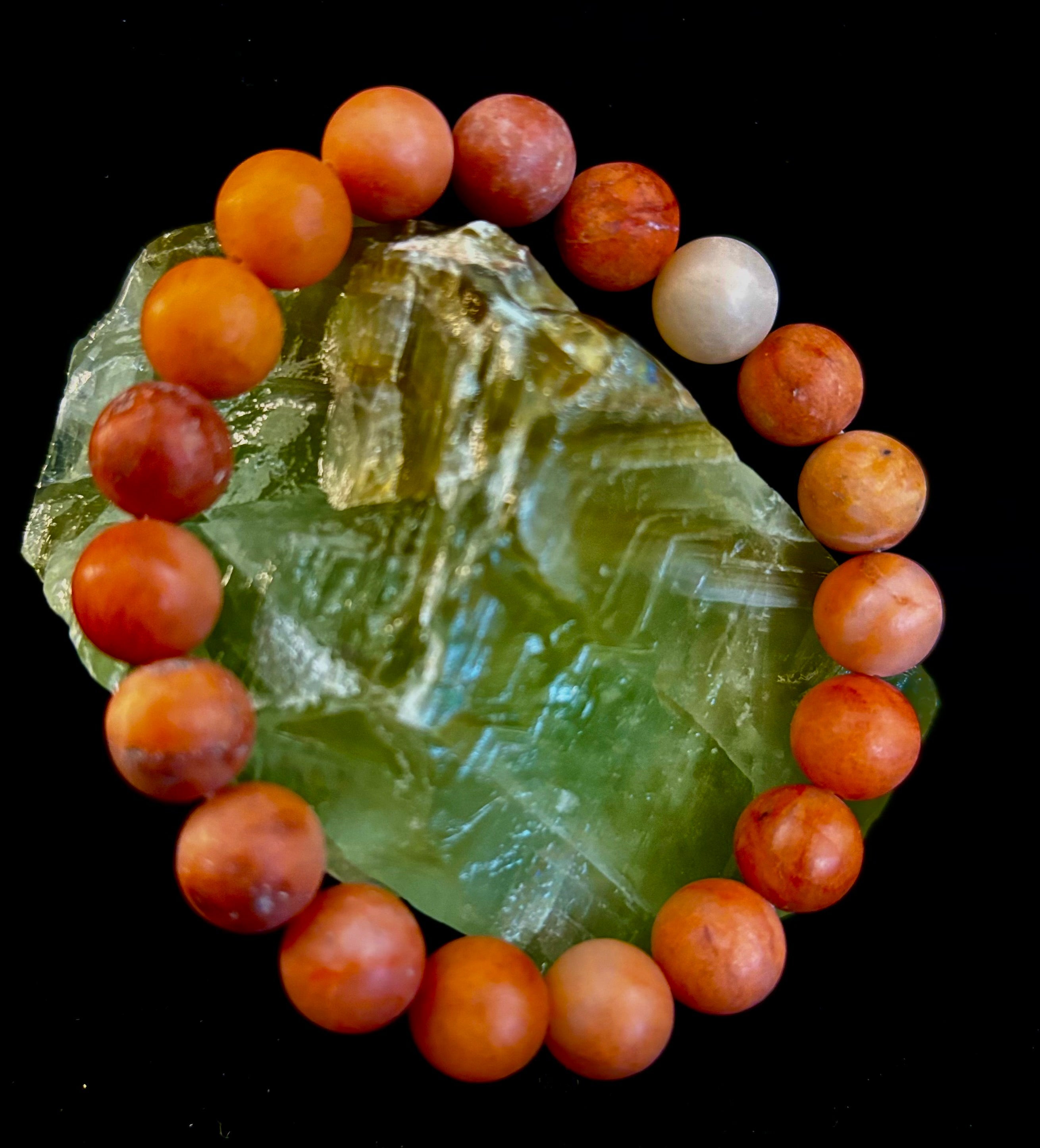 Blush Ember Pink Aventurine Bracelet – 10mm Matte Reiki-Infused Energy Bracelet (Medium Fit) | | Wiccan Center