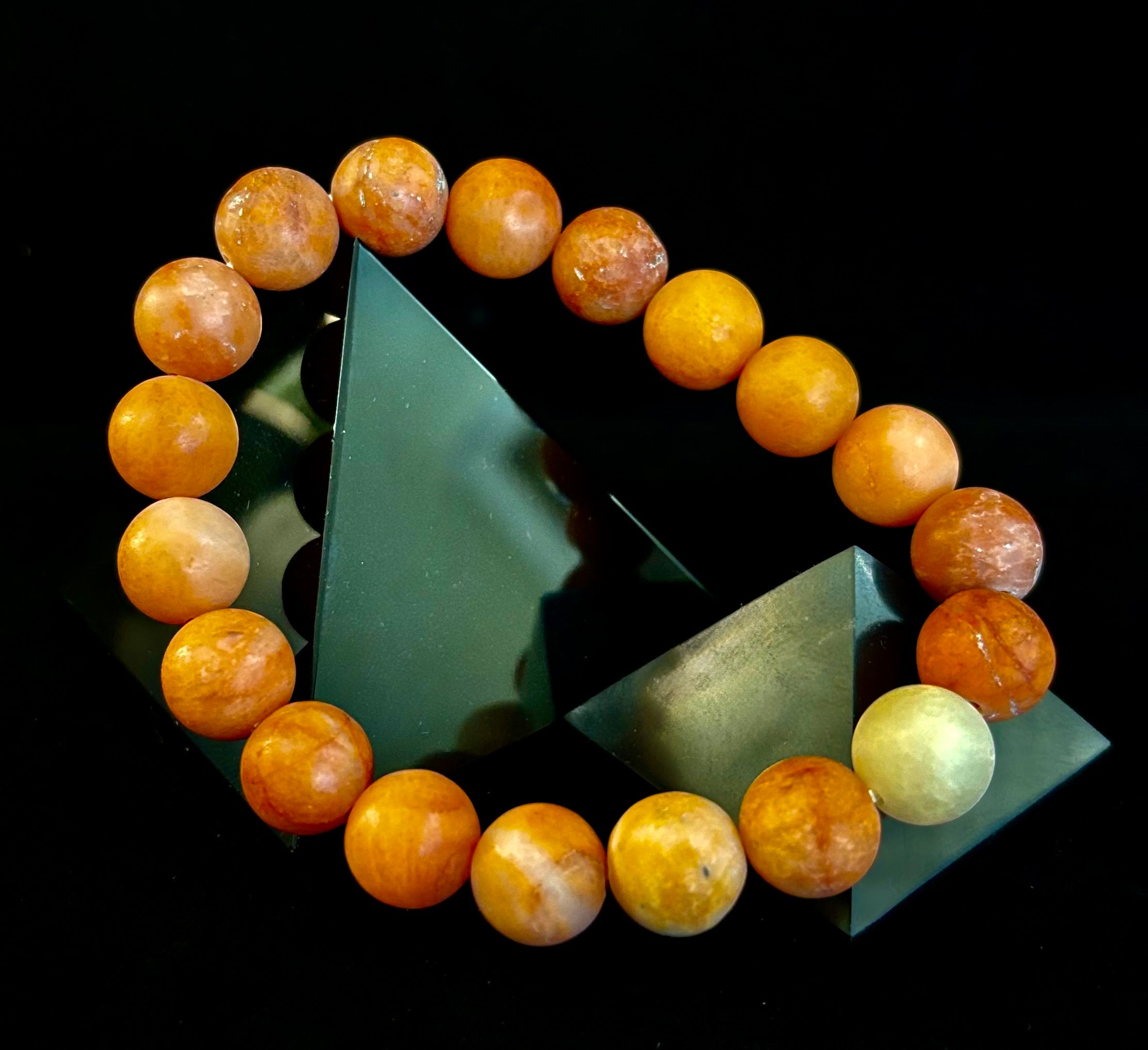 Blush Ember Pink Aventurine Bracelet – 10mm Matte Reiki-Infused Energy Bracelet (Medium Fit) | | Wiccan Center