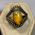 Bumblebee Jasper Ring Size 9 (06.8048) | Rings | Wiccan Center
