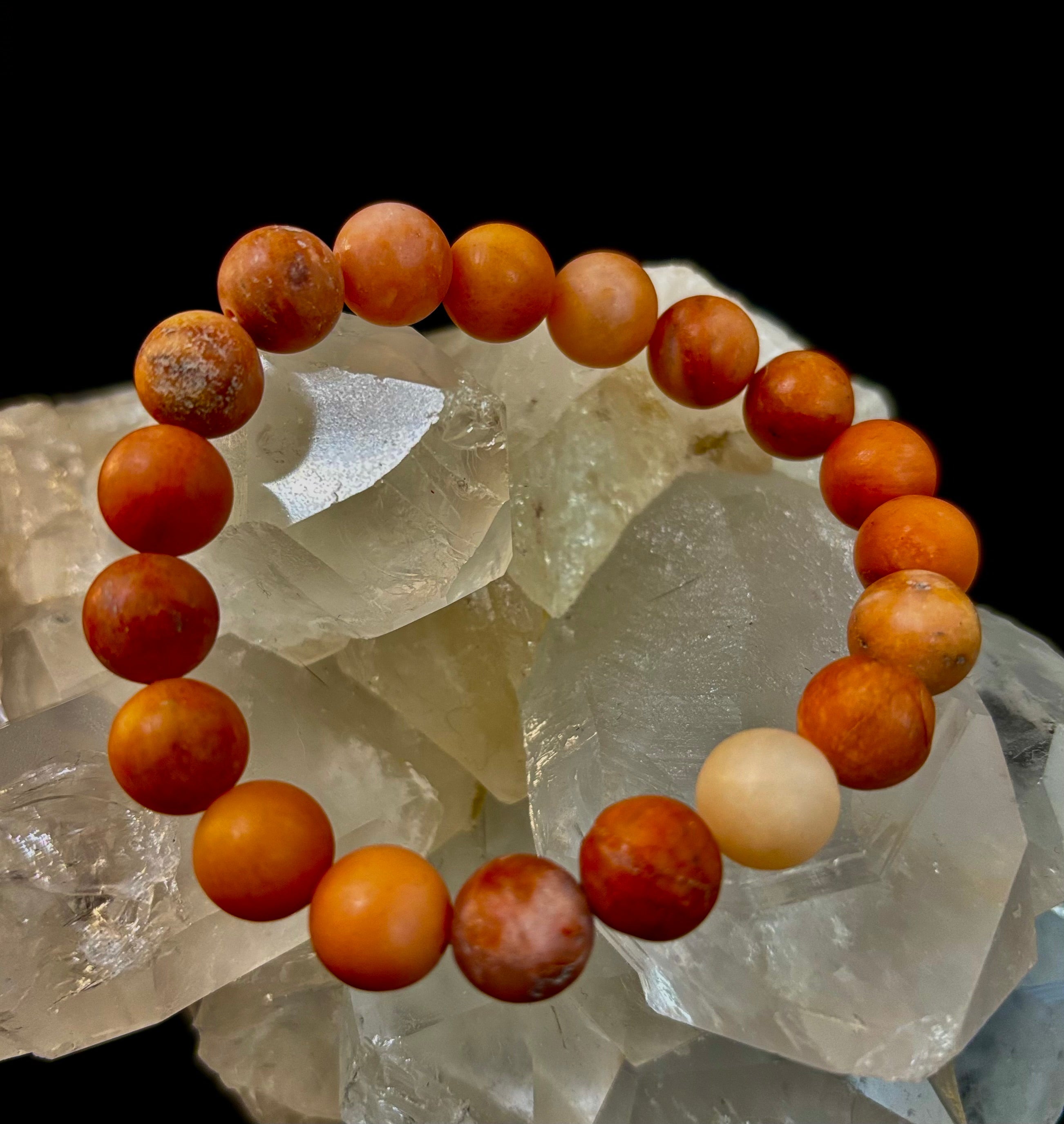 Blush Ember Pink Aventurine Bracelet – 10mm Matte Reiki-Infused Energy Bracelet (Medium Fit) | | Wiccan Center