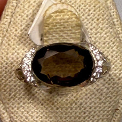 Smokey Quartz Ring Size 9 (04.0056) | Rings | Wiccan Center