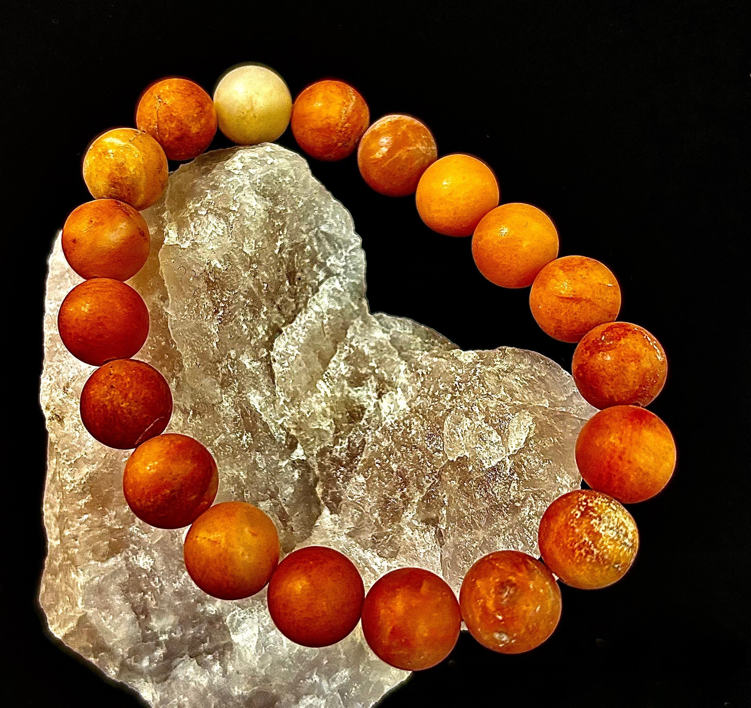 Blush Ember Pink Aventurine Bracelet – 10mm Matte Reiki-Infused Energy Bracelet (Medium Fit) | | Wiccan Center