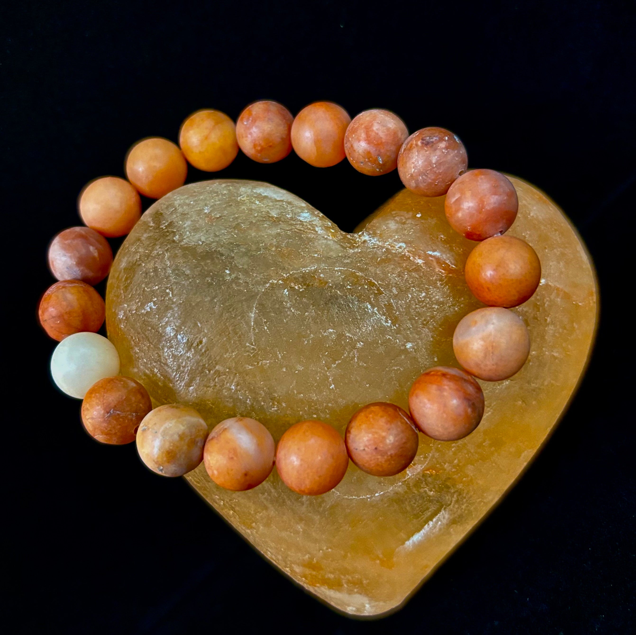 Blush Ember Pink Aventurine Bracelet – 10mm Matte Reiki-Infused Energy Bracelet (Medium Fit) | | Wiccan Center