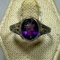 Amethyst Ring Size 9 (03.2048) | Rings | Wiccan Center