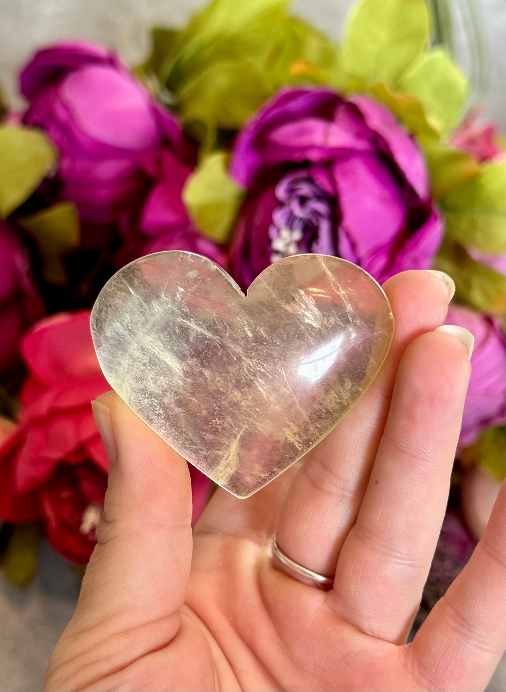 CANDY Fluorite Hearts, Ethically sourced Crystal Hearts | | Wiccan Center