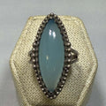 Chalcedony Ring - Size 9 - Infinite Blue | Rings | Wiccan Center