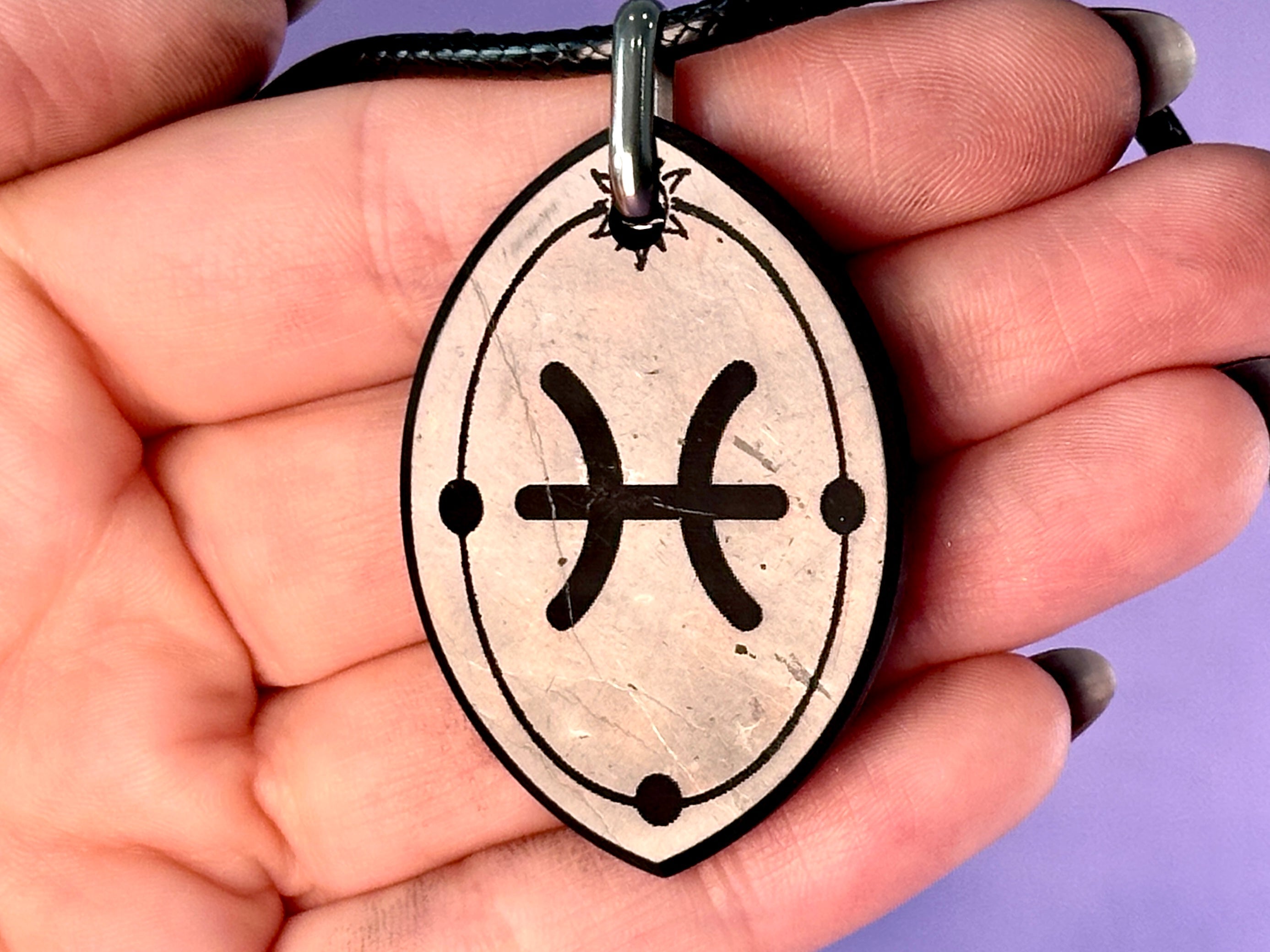 ASTROLOGY SHUNGITE PENDANTS! - EMF Protection - Hand Cut Genuine Natural Shungite Pendant High Quality Black Lustrous Gemstone from Russia | | Wiccan Center