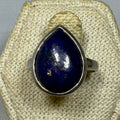 Lapis Lazuli Ring - Size 7 - Full Tear | Rings | Wiccan Center