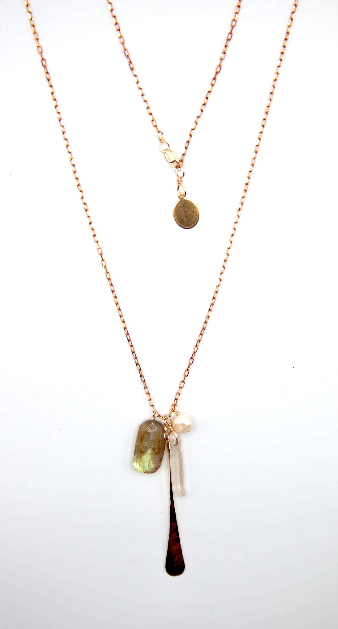 Maine Life long stone necklace