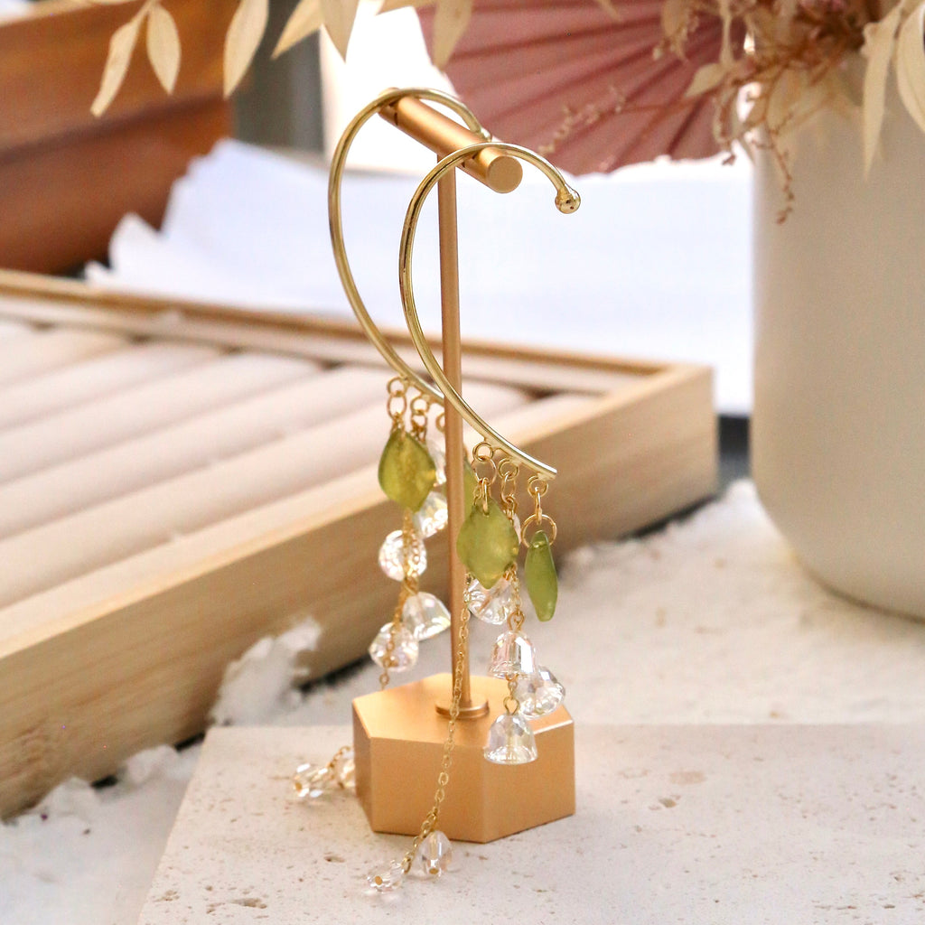 No Piercing Transparent Bell Earrings