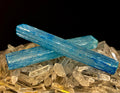 Blue Selenite Charging Stick (6”) – Dyed Raw Crystal Wand for Energy Cleansing, Protection & Spiritual Clarity | | Wiccan Center
