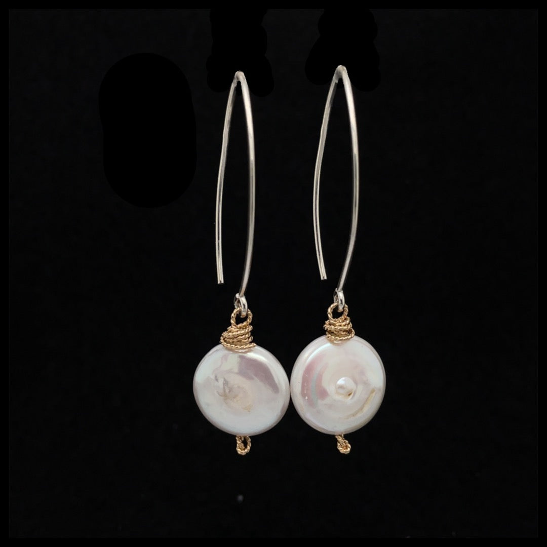 Luna Pearl Earrings | Earrings | Wiccan Center