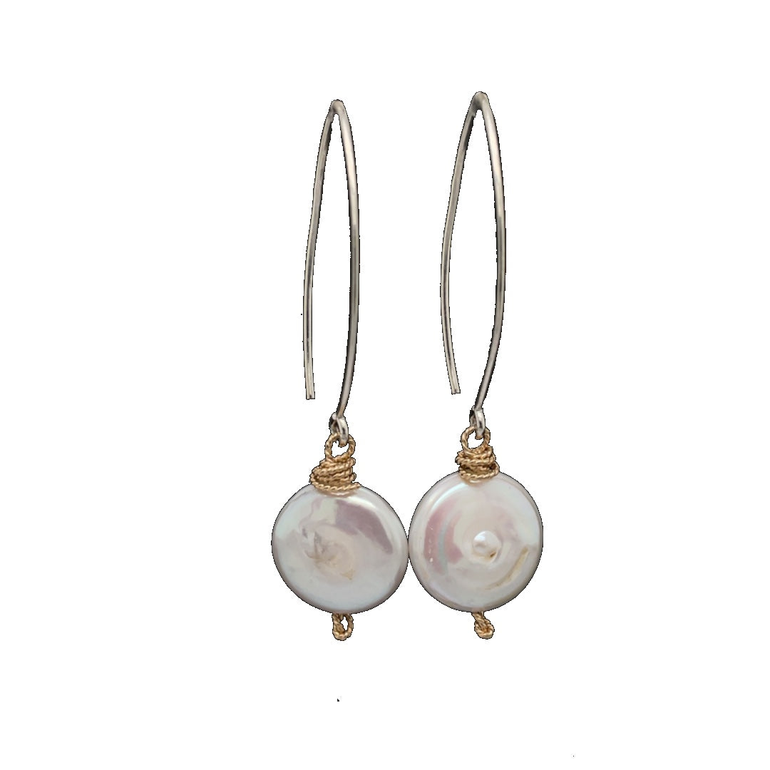 Luna Pearl Earrings | Earrings | Wiccan Center