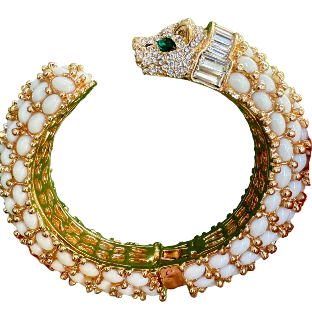 White Panther Bracelet