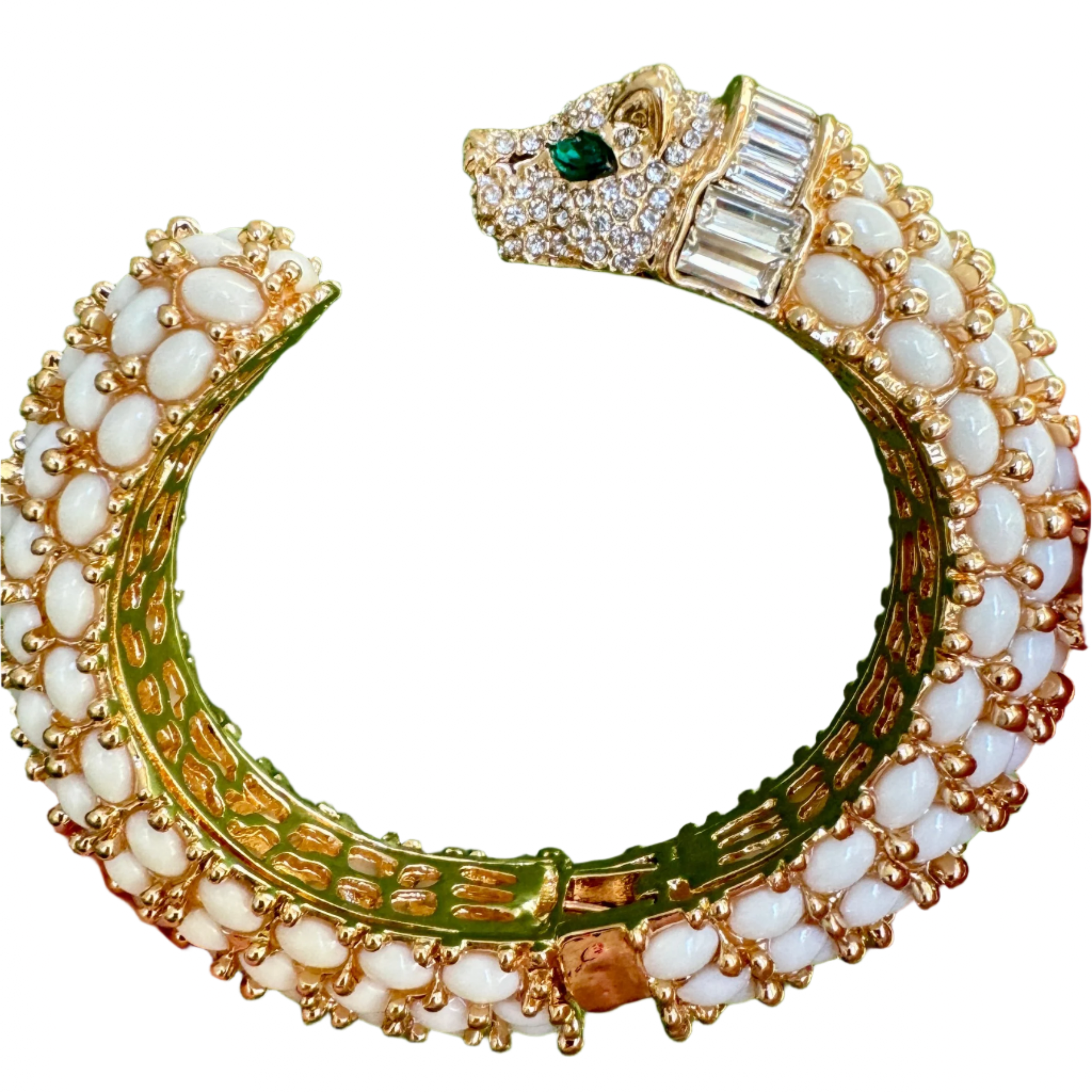 White Panther Bracelet
