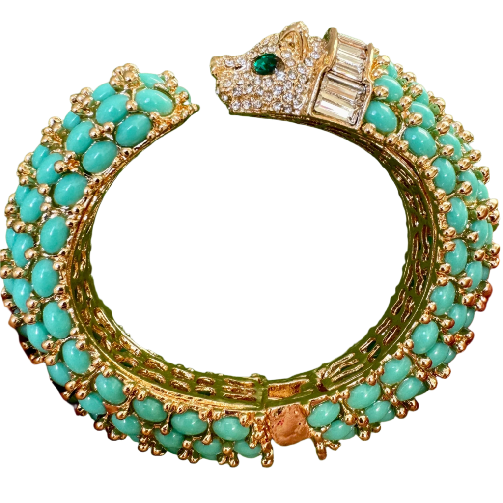 Turquoise Panther Bracelet