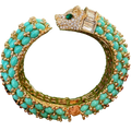 Turquoise Panther Bracelet