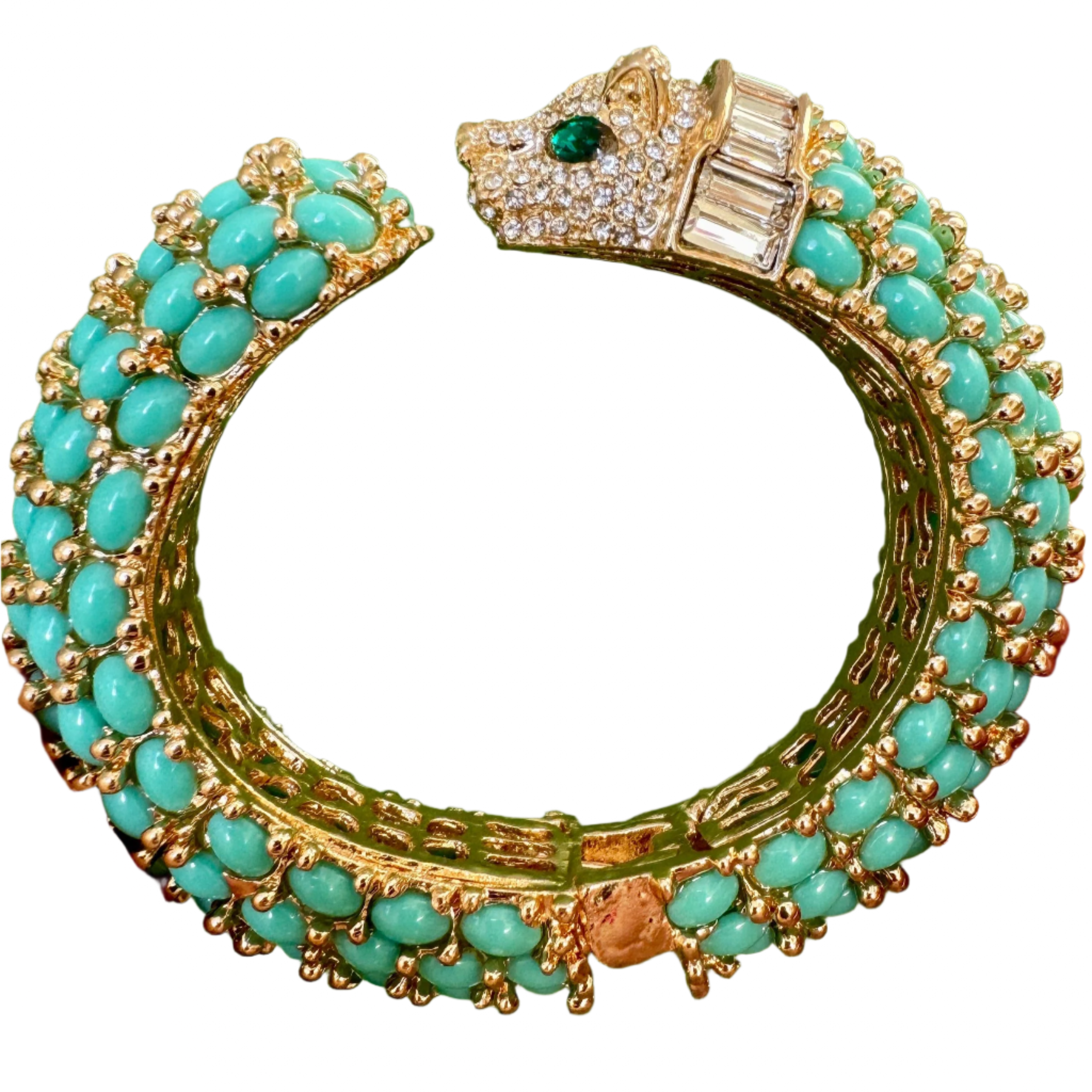 Turquoise Panther Bracelet