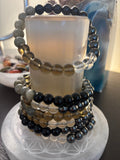 Midnight Path Spell Bracelet – Witchy Intention Bead Bracelet (8mm, Medium Wrist) | | Wiccan Center