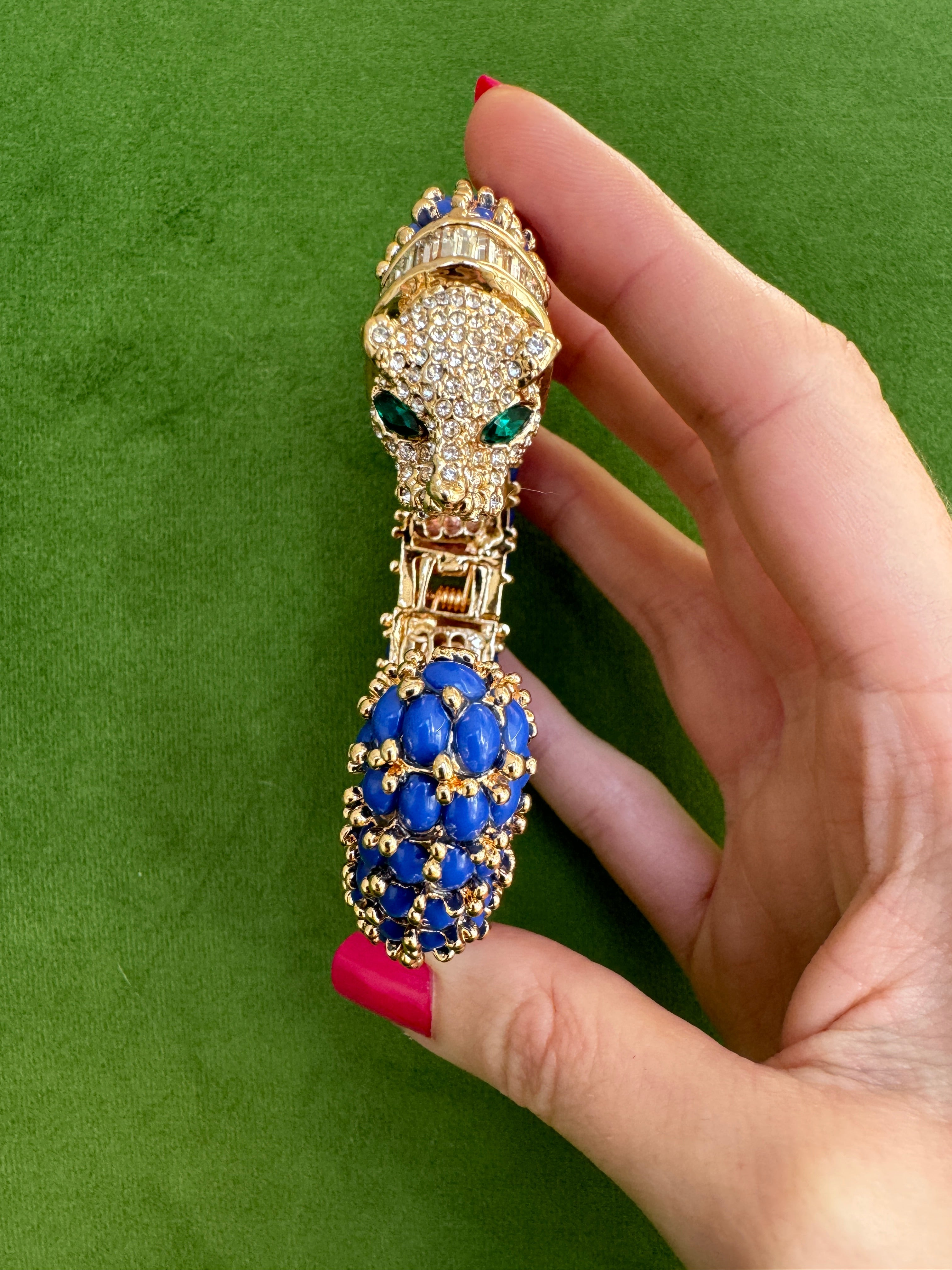 Navy Blue Panther Bracelet