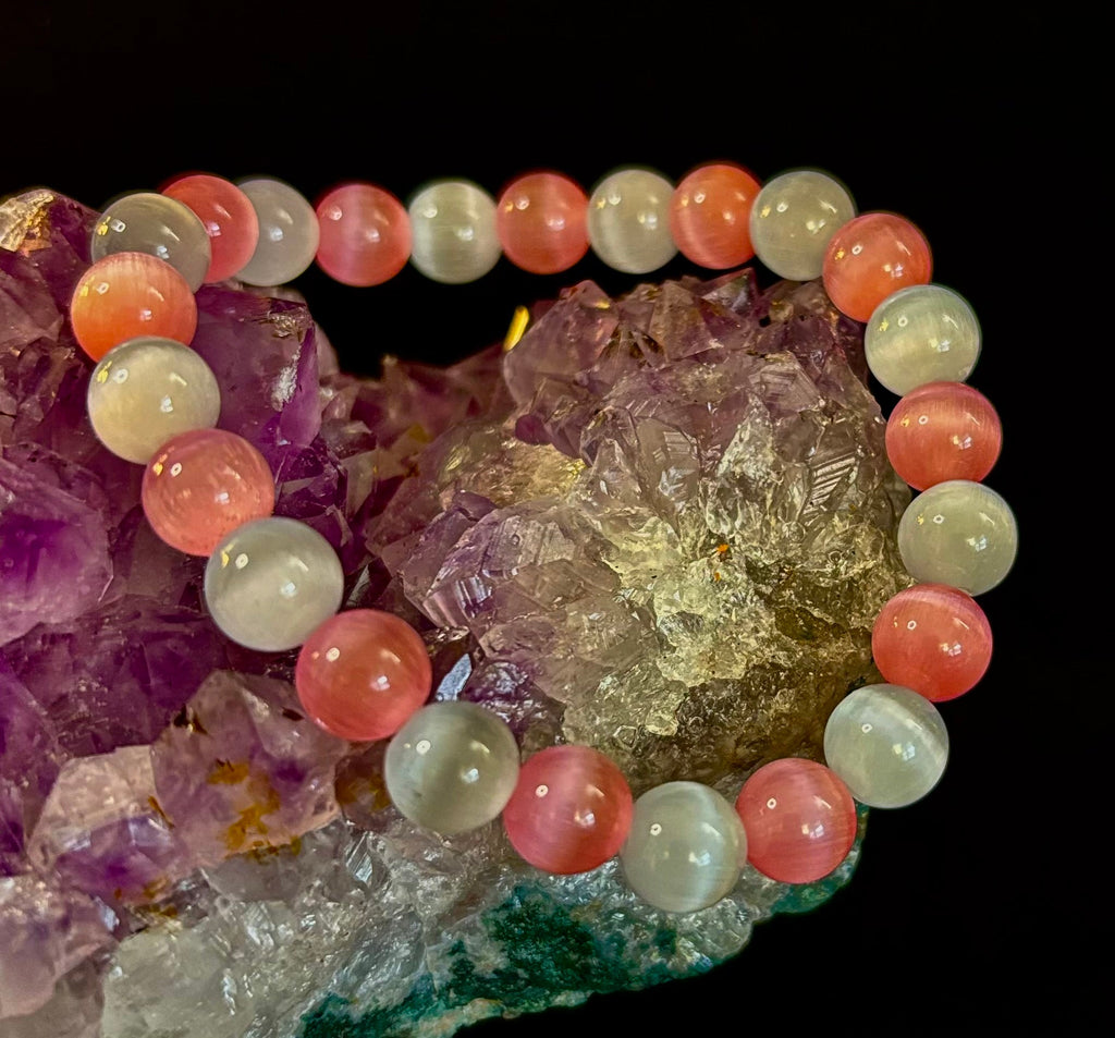 Blush Harmony Cat Eye Bracelet 💗✨ | | Wiccan Center