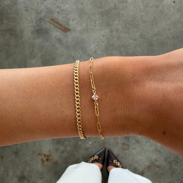 birthstone + gabi curb bracelet stack | | Wiccan Center