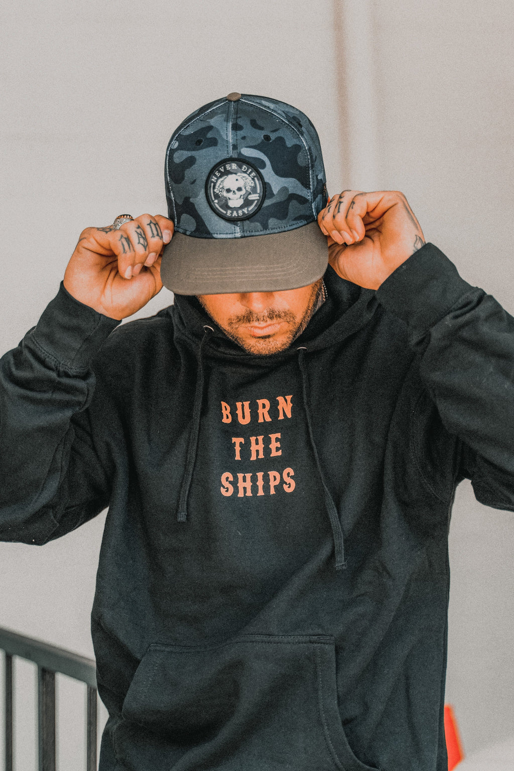 Burn The Ships Hoodie | | Wiccan Center