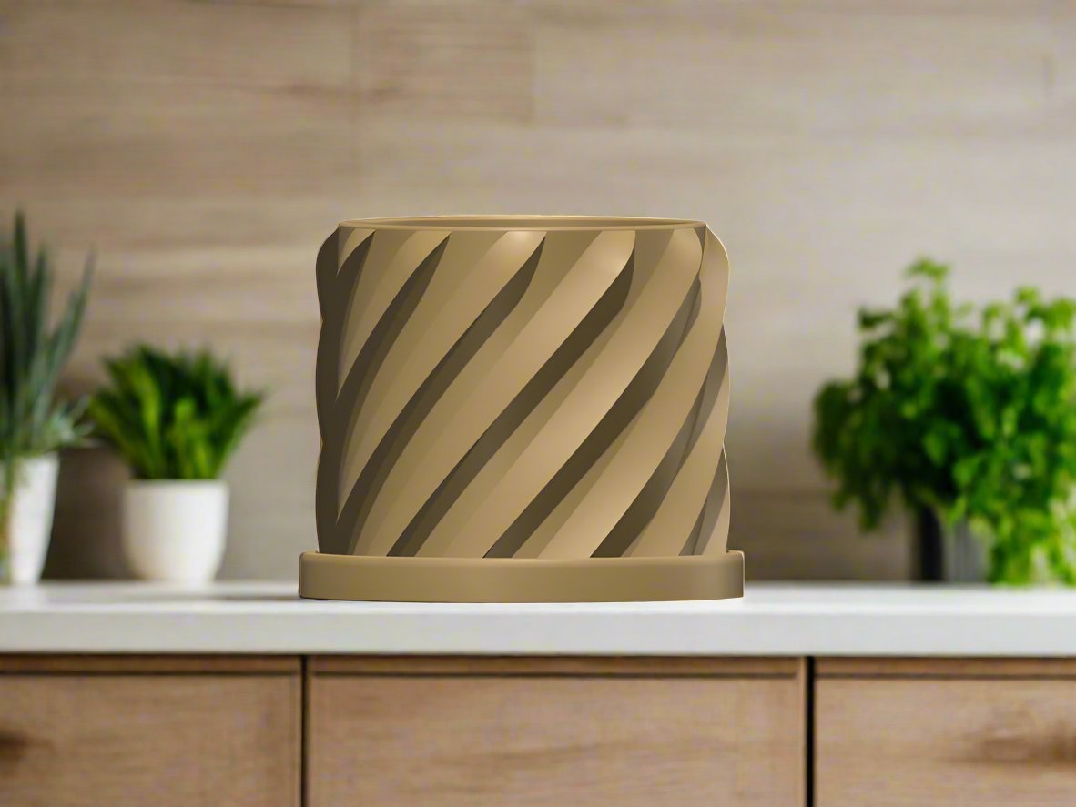 Thicc Spiral Plant Pot | Pots & Planters | Wiccan Center