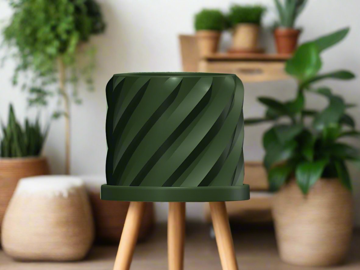 Thicc Spiral Plant Pot | Pots & Planters | Wiccan Center