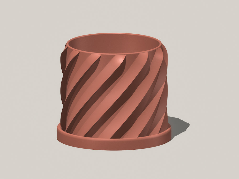 Thicc Spiral Plant Pot | Pots & Planters | Wiccan Center