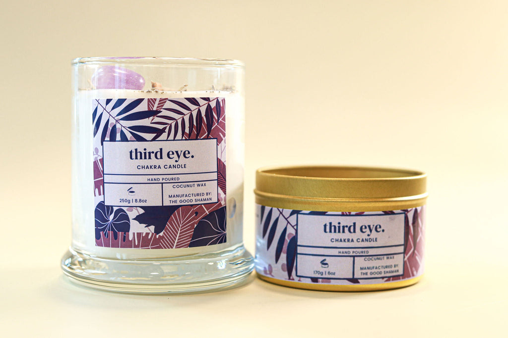 Third Eye Luxe Natural Coconut Wax Chakra Candle | Candles | Wiccan Center