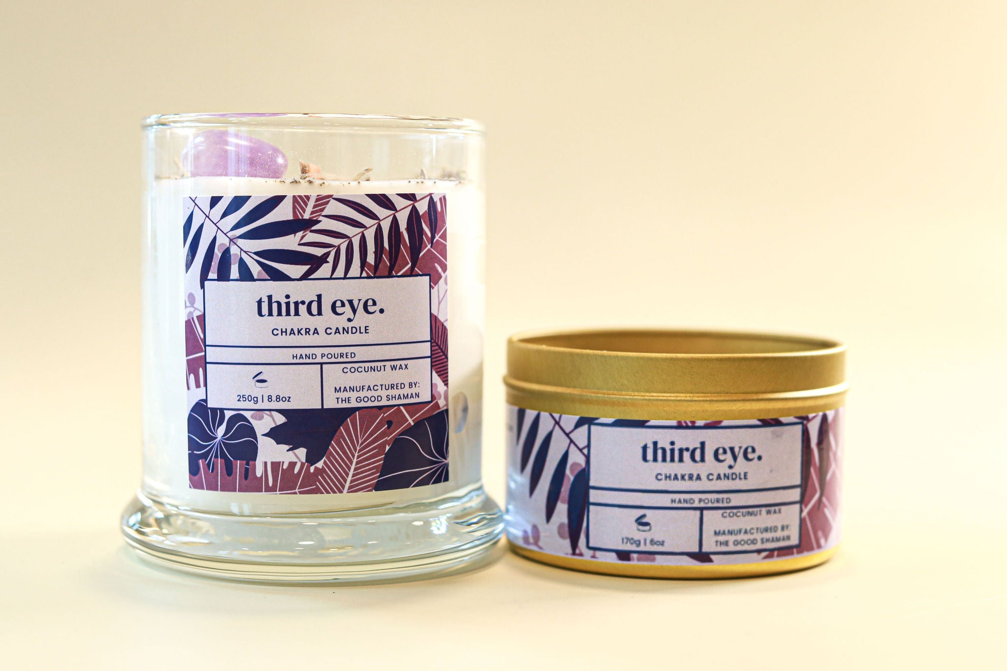 Third Eye Luxe Natural Coconut Wax Chakra Candle | Candles | Wiccan Center