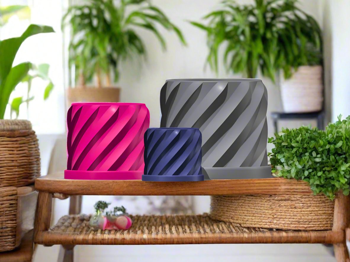 Thicc Spiral Plant Pot | Pots & Planters | Wiccan Center