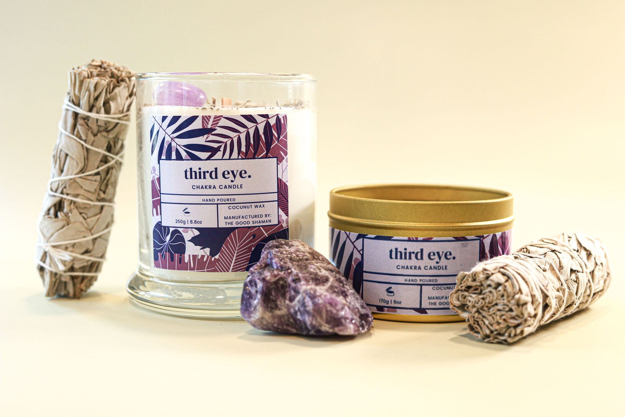 Third Eye Luxe Natural Coconut Wax Chakra Candle | Candles | Wiccan Center