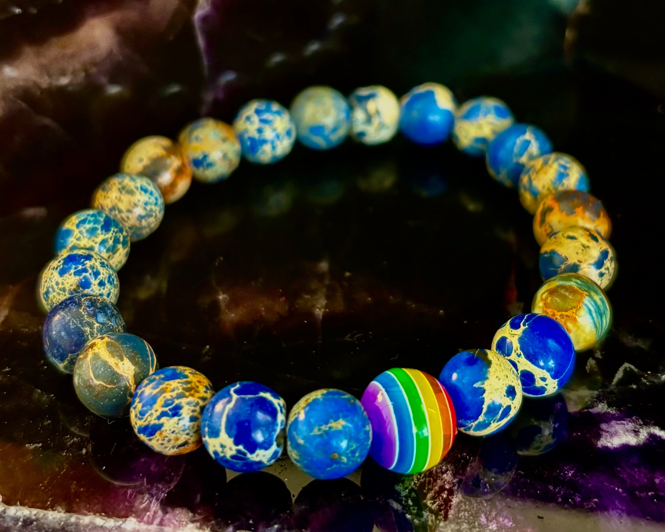 Pride Energy Stone Bracelet Collection 🌈✨ (6 Wicked Fabulous Styles!)