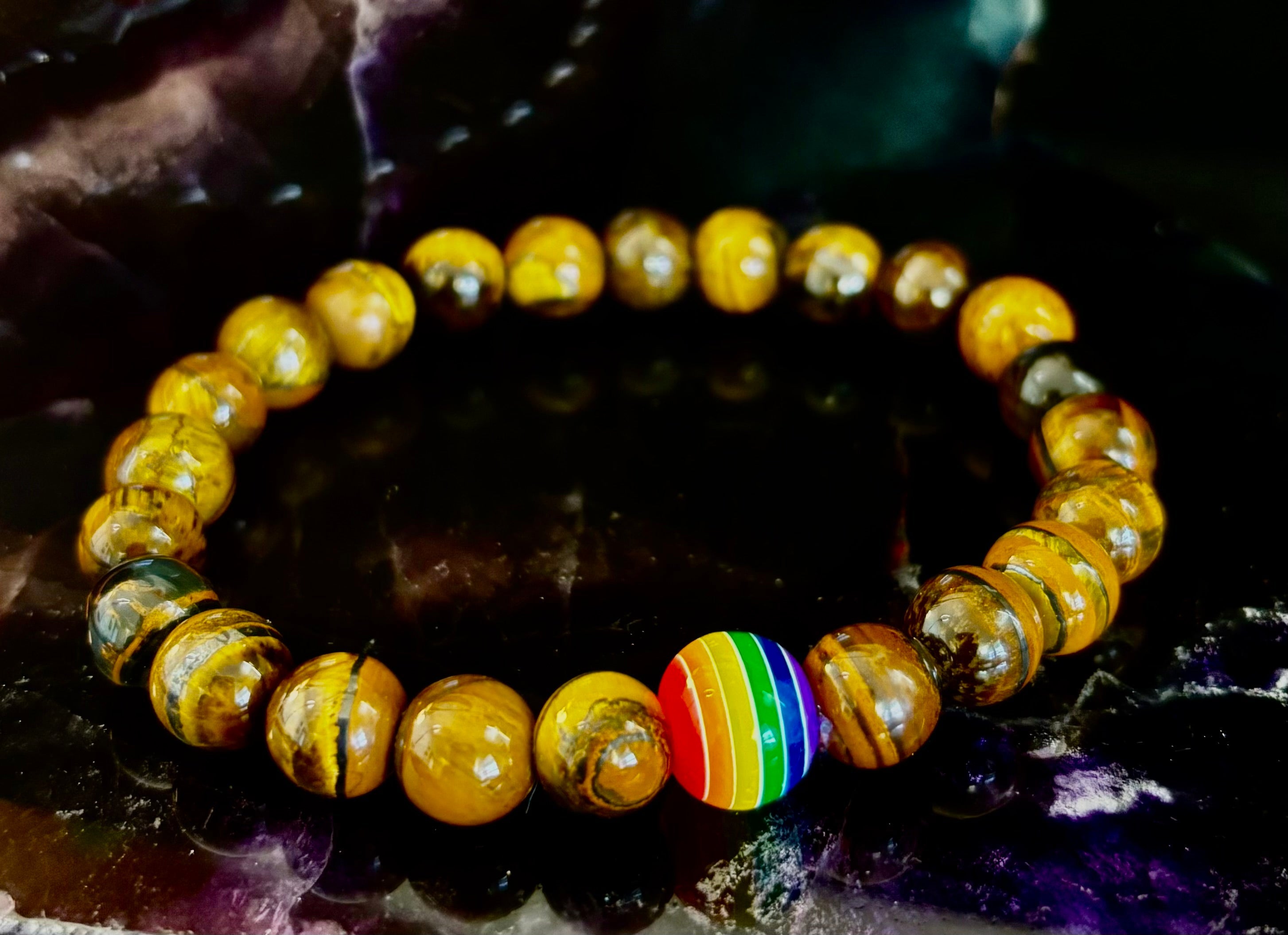Pride Energy Stone Bracelet Collection 🌈✨ (6 Wicked Fabulous Styles!)
