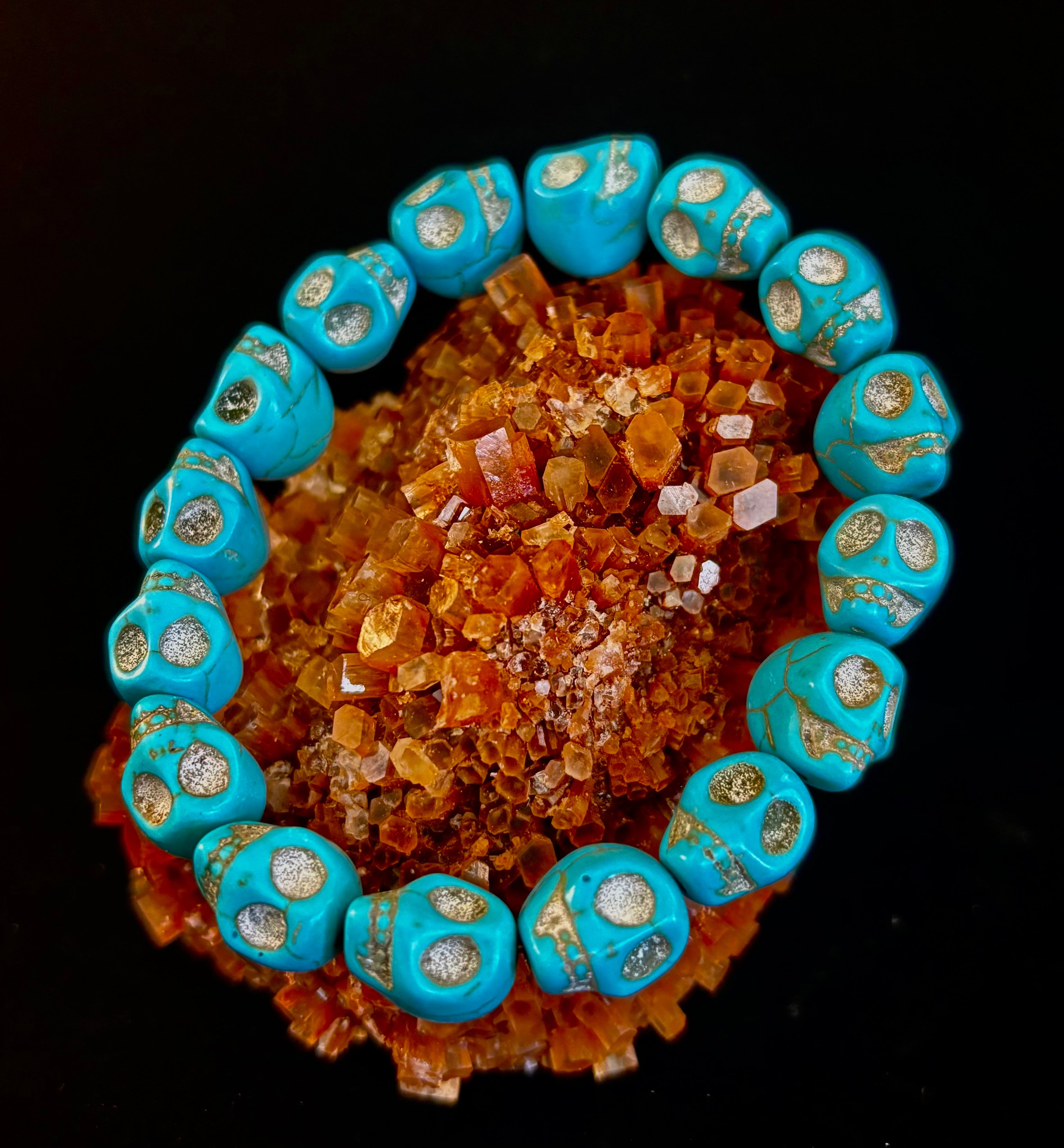 Turquoise Skull Energy Bracelet 💀💙 | | Wiccan Center