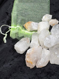 Clear Quartz in Organza Bag | Gemstone | Wiccan Center