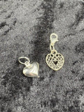 Charm - Heart (2 Pack) | charms | Wiccan Center