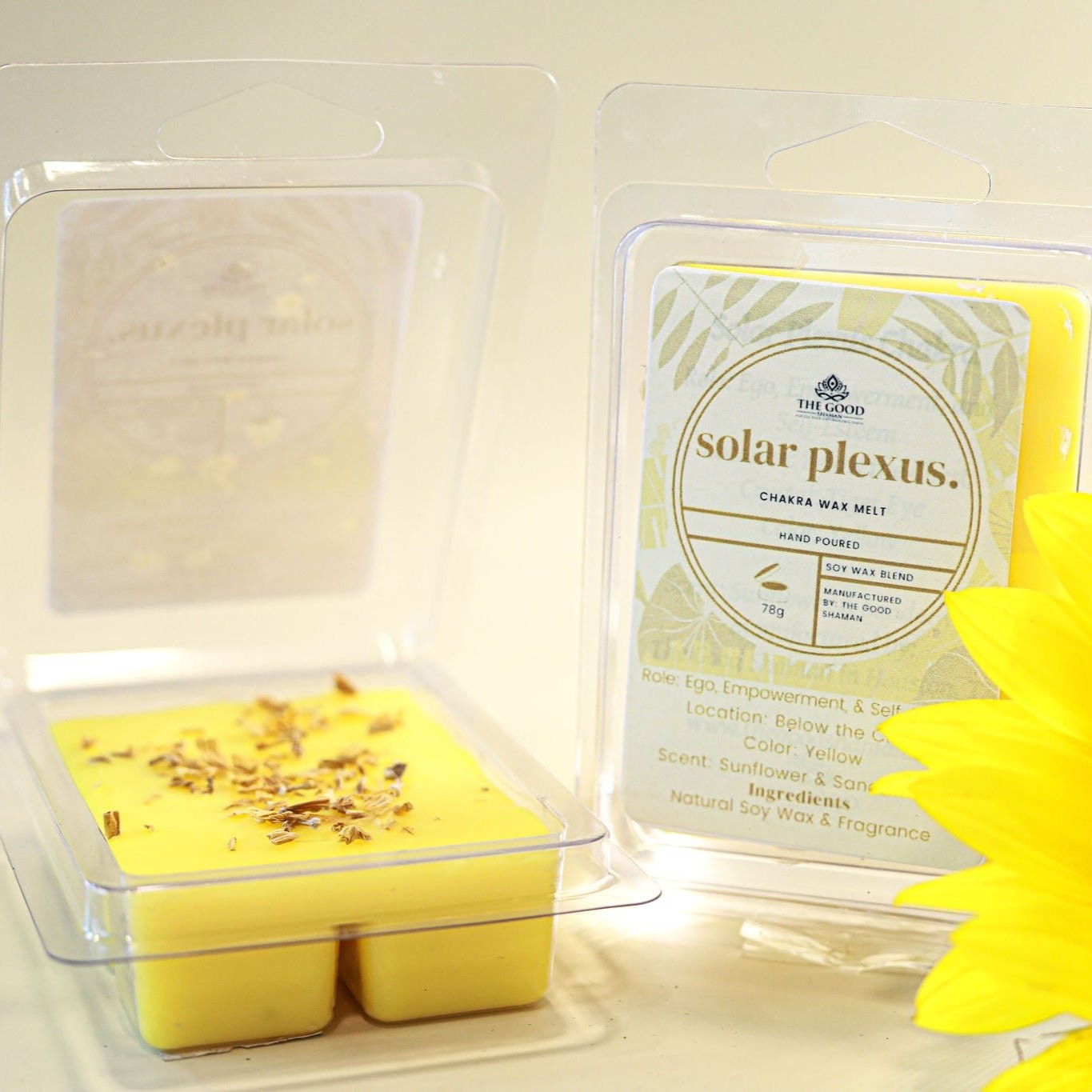 Solar Plexus Chakra – Luxe Hand-Poured Natural Soy Wax Melts