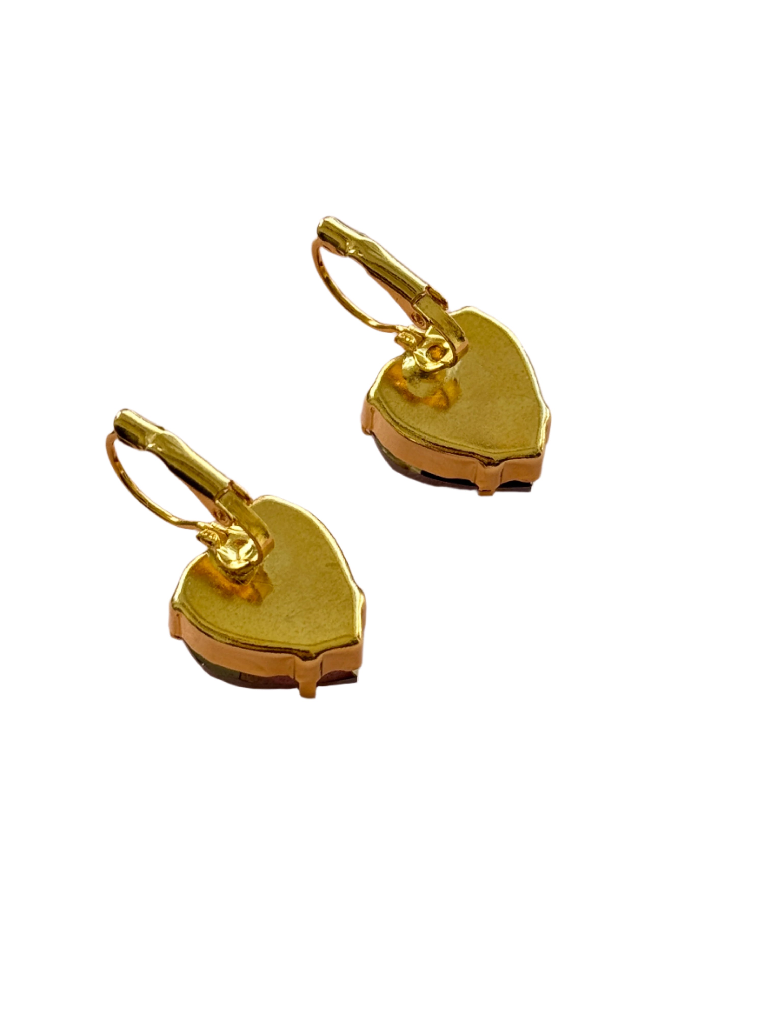 Nora Blue Heart Earrings