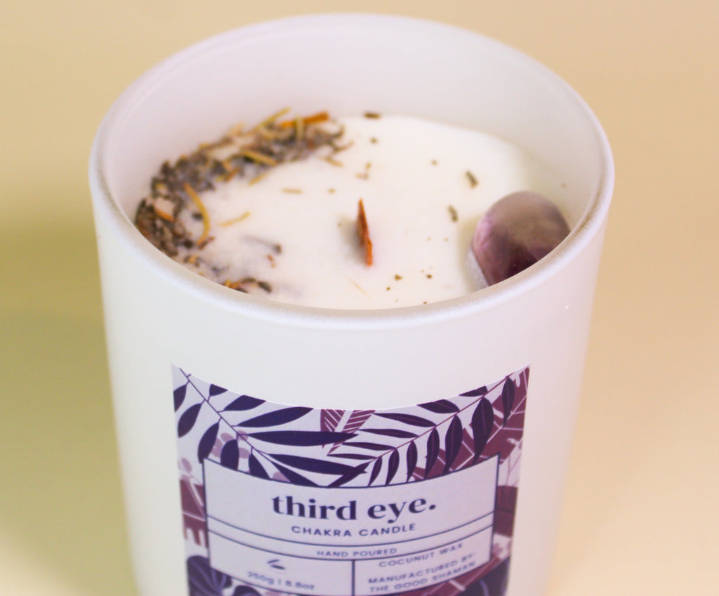 Third Eye Luxe Natural Coconut Wax Chakra Candle | Candles | Wiccan Center