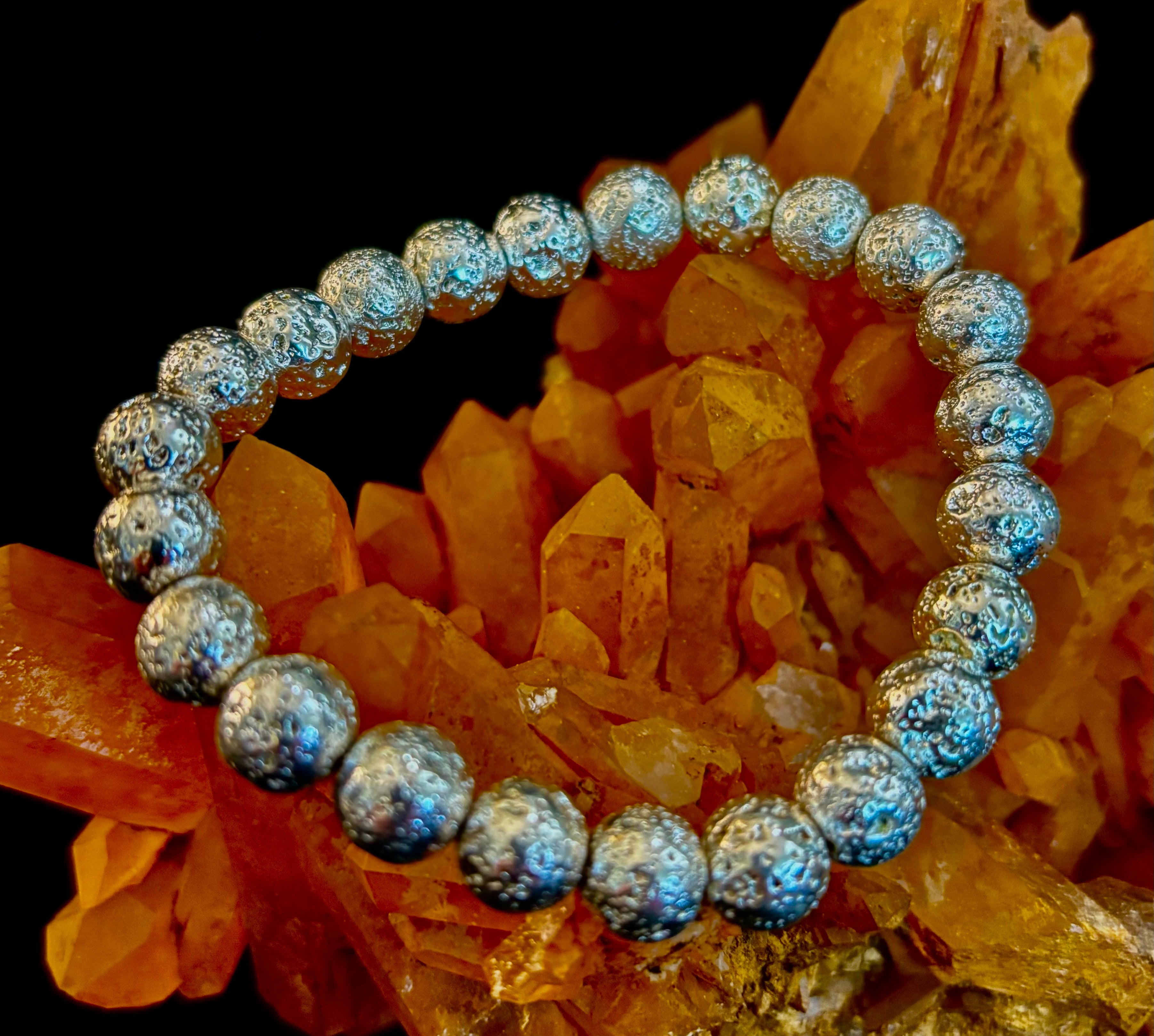 Glow & Go Lava Stack Bracelets – Gold & Silver