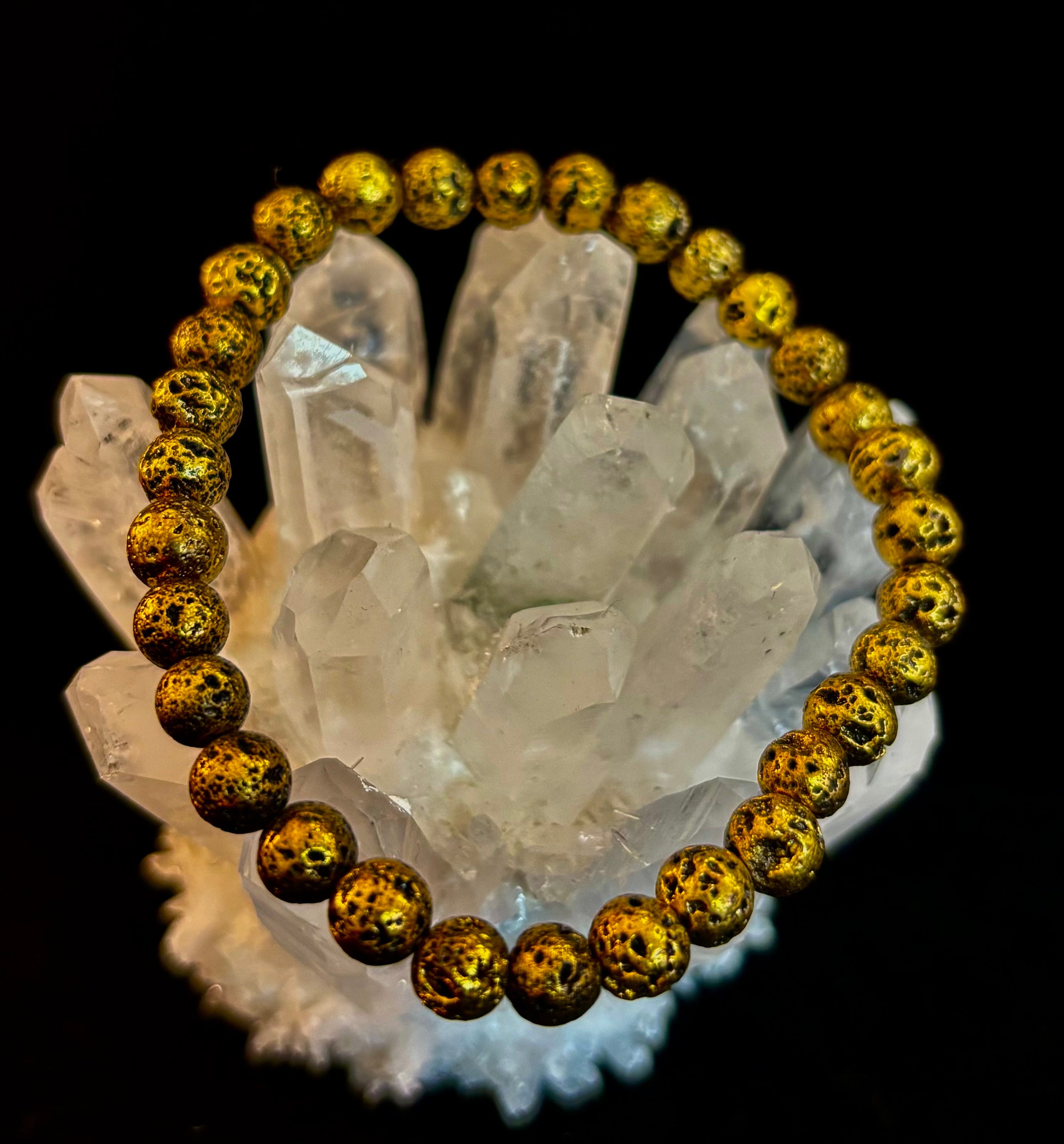 Glow & Go Lava Stack Bracelets – Gold & Silver