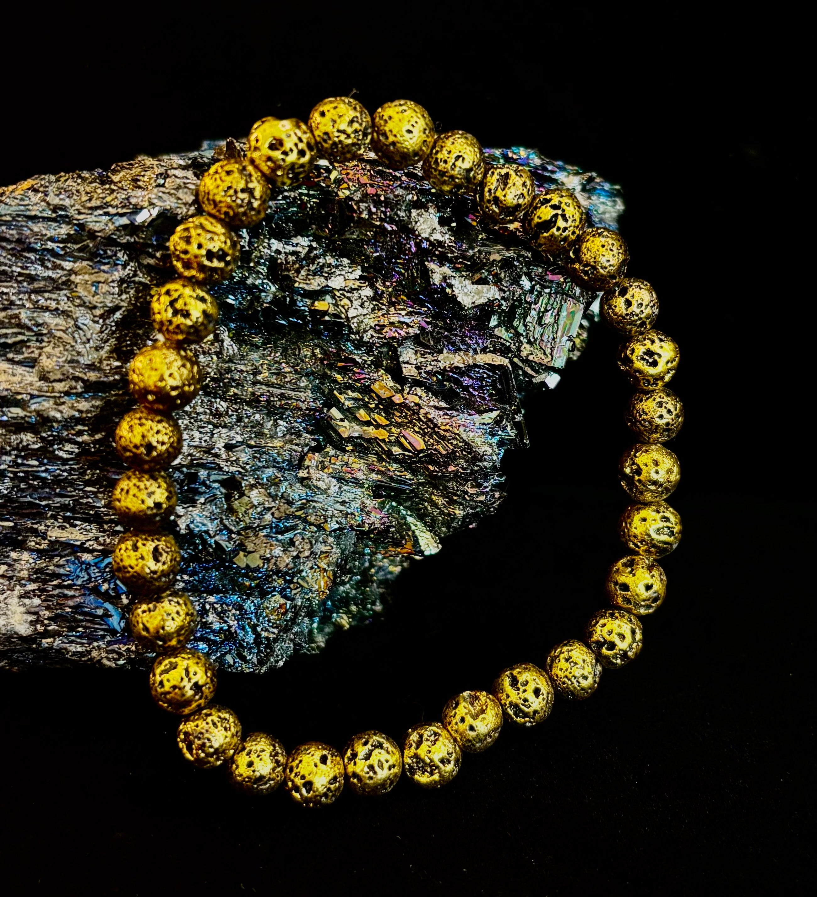 Glow & Go Lava Stack Bracelets – Gold & Silver